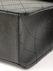 1998年頃製 マトラッセステッチCCターンロックチェーンショルダーバッグ ブラック