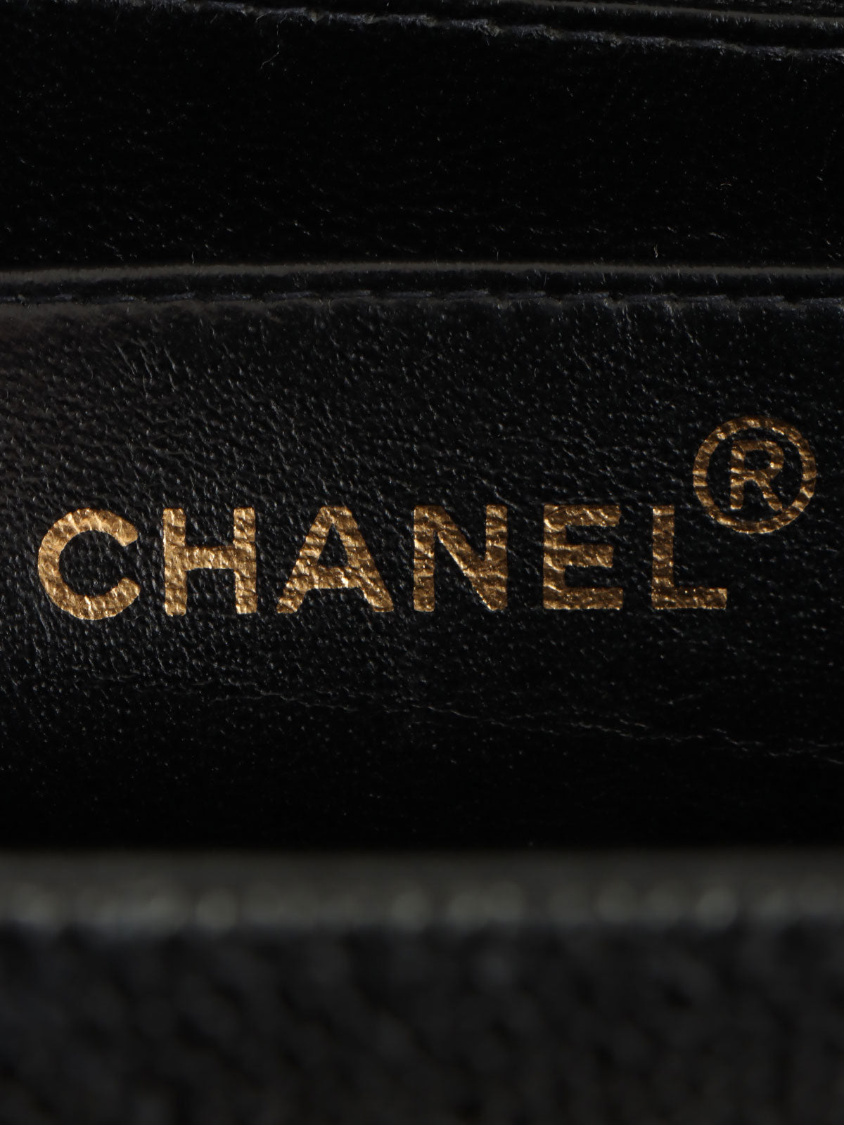 1998年頃製 マトラッセステッチCCターンロックチェーンショルダーバッグ ブラック