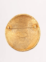 1994年製　ラウンドCCマークブローチ　ゴールド