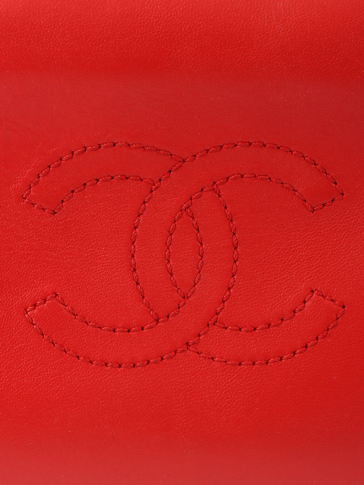 2014 Matelasse Stitch CC Mark Charm 2-Way Bag Red