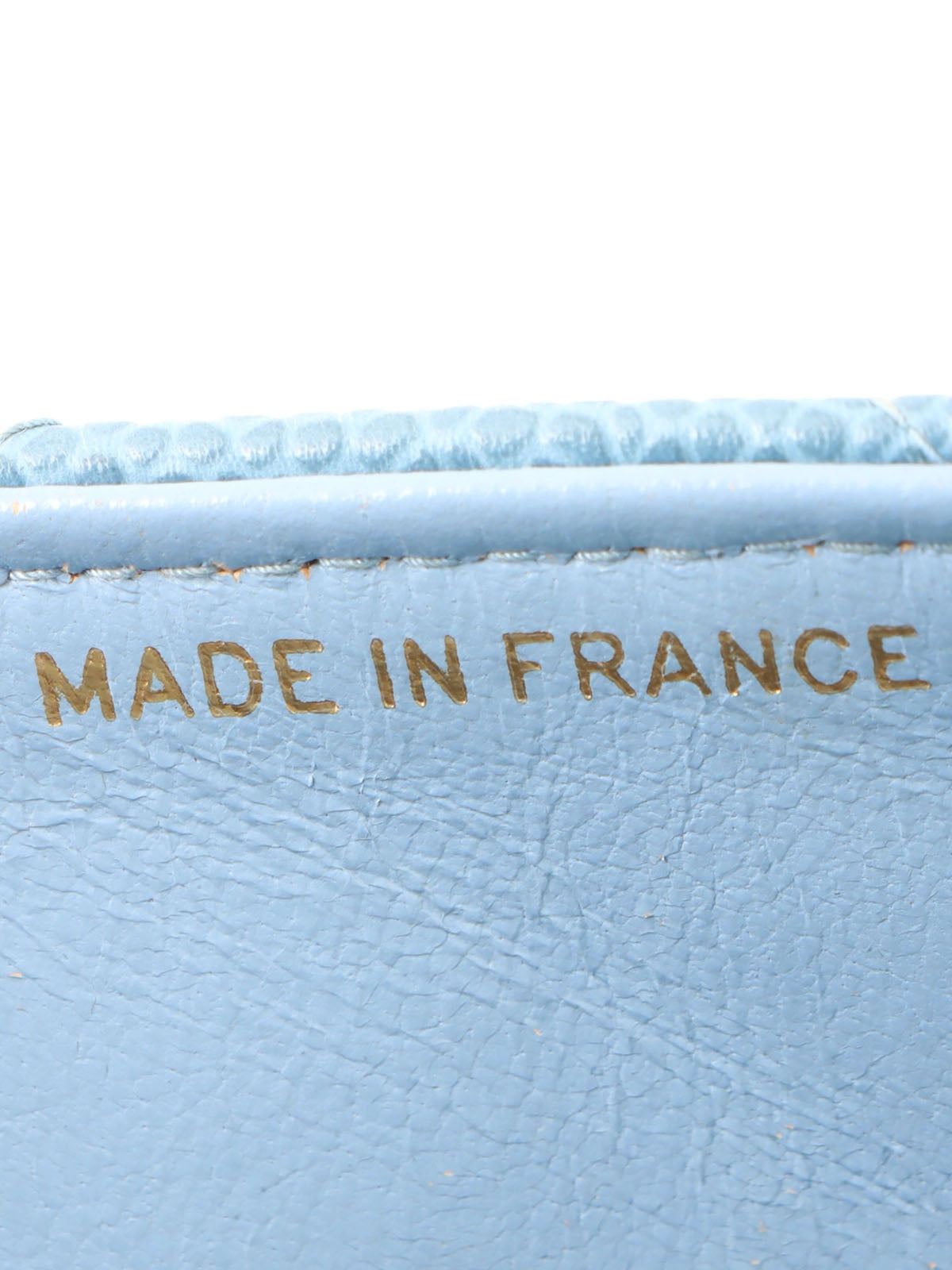1995 Diana Flap Chain Bag, 25cm, Light Blue, Caviar Skin