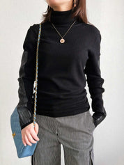 1995年頃製　キャビアスキンダイアナフラップチェーンバッグ25cm　ライトブルー