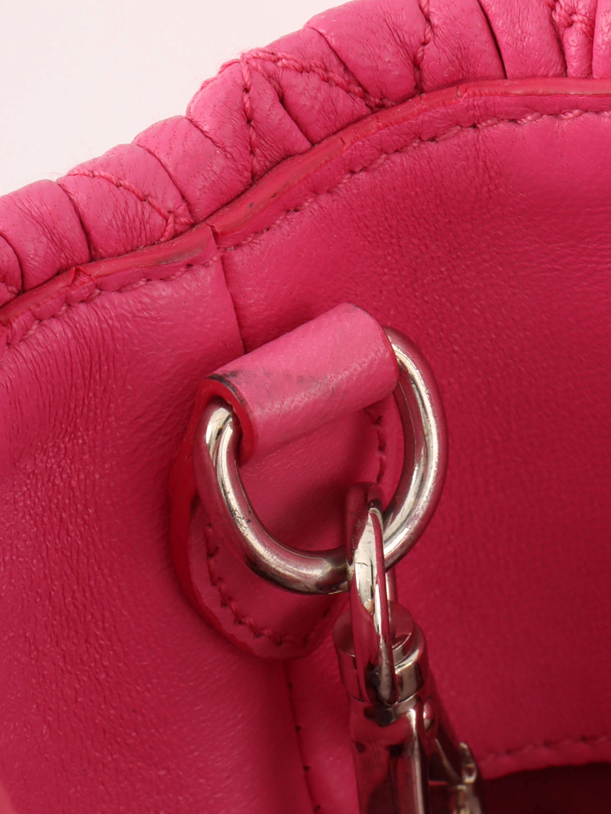 Crystal Matelasse 2-way Bag, Pink
