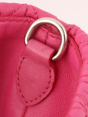 Crystal Matelasse 2-way Bag, Pink