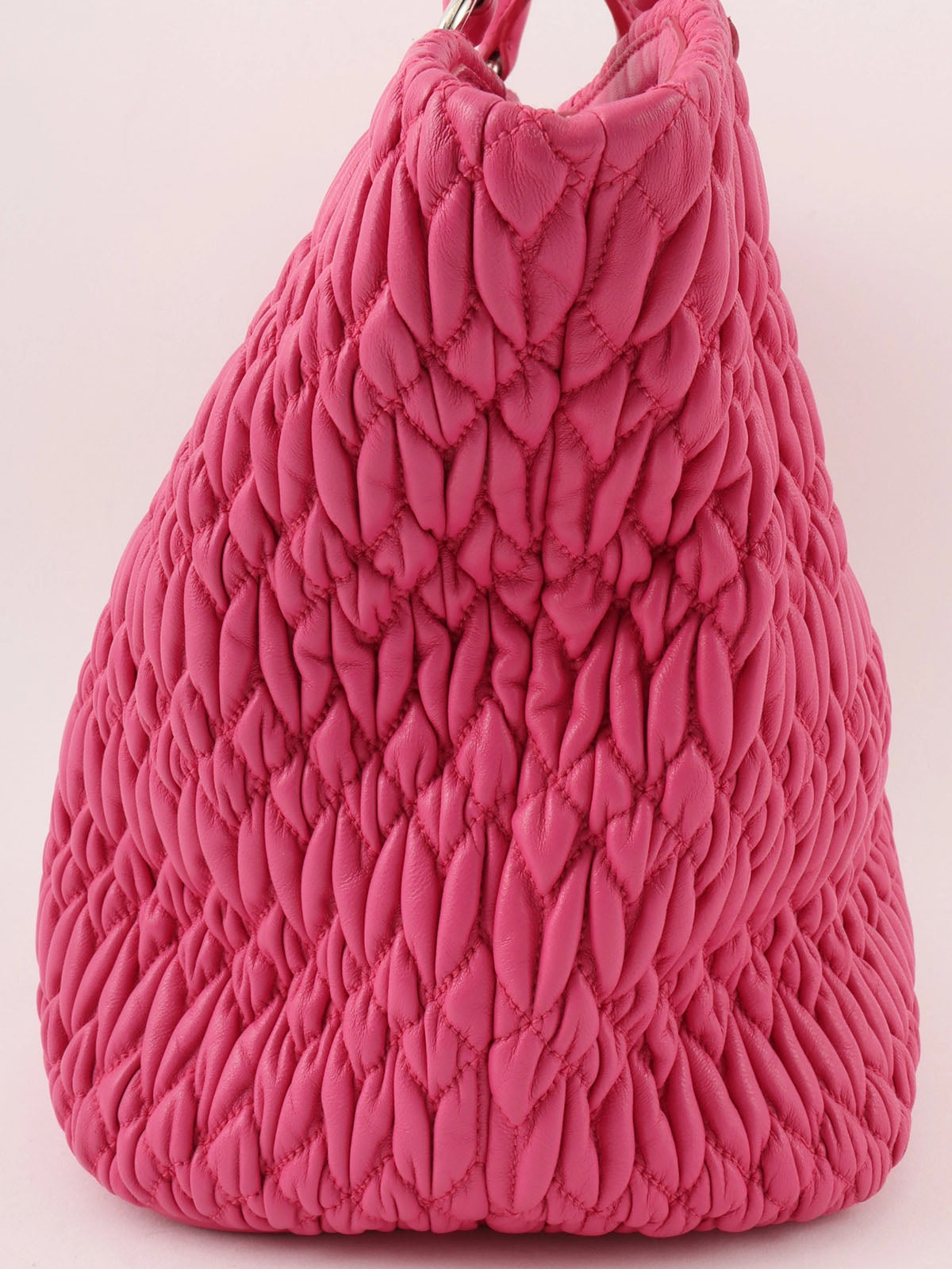 Crystal Matelasse 2-way Bag, Pink