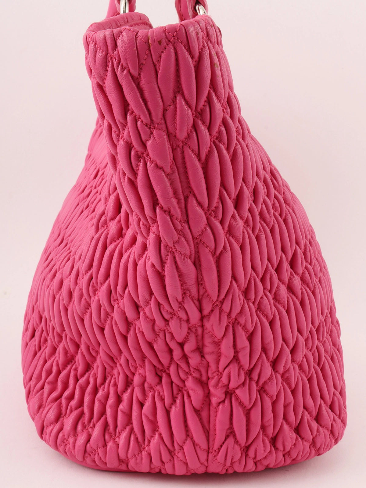 Crystal Matelasse 2-way Bag, Pink