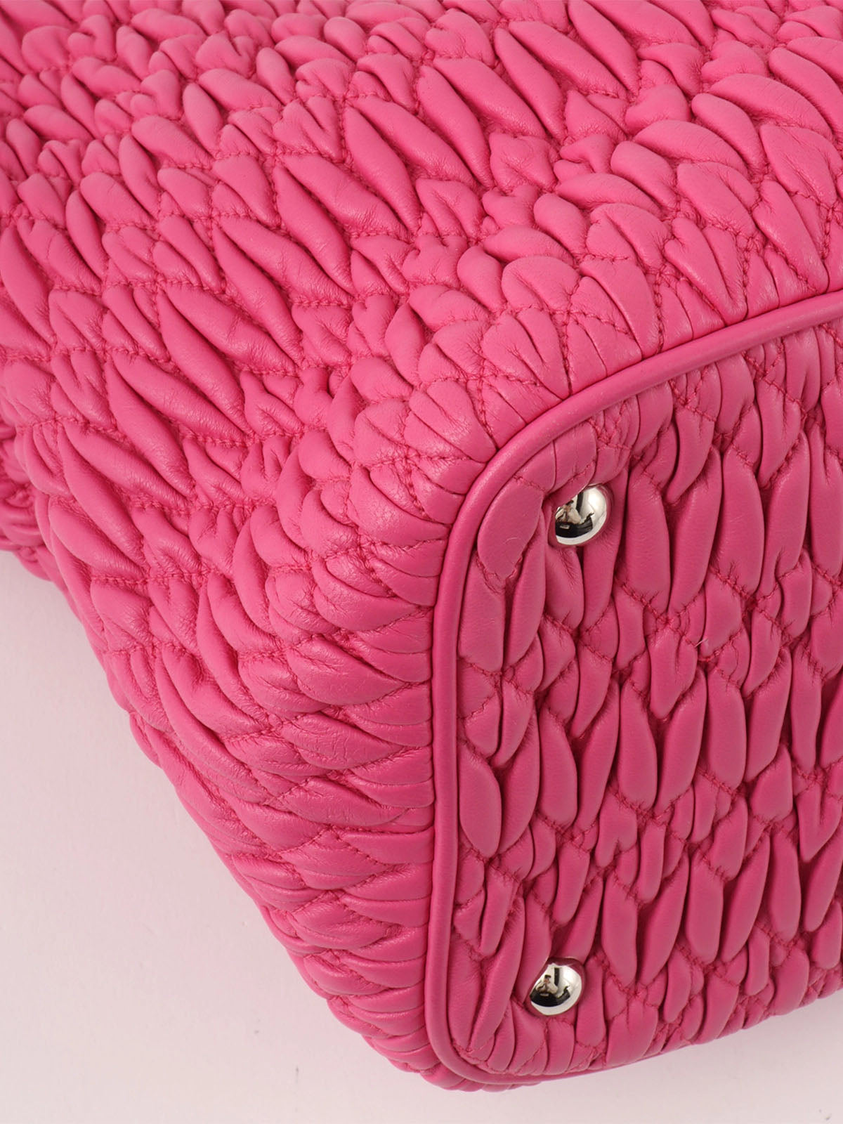 Crystal Matelasse 2-way Bag, Pink