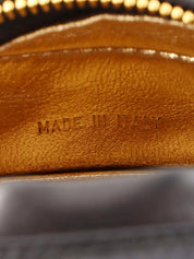 1997年頃製 シルクサテンカメリアステッチリボンショルダーバック ブラック