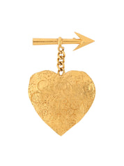 1993年製　ハートアローブローチ　ゴールド