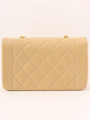 1992年頃製 ダイアナフラップチェーンバッグ22cm ベージュ