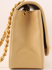 1992年頃製 ダイアナフラップチェーンバッグ22cm ベージュ