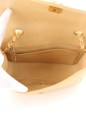 1992年頃製 ダイアナフラップチェーンバッグ22cm ベージュ