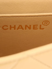 1992年頃製 ダイアナフラップチェーンバッグ22cm ベージュ