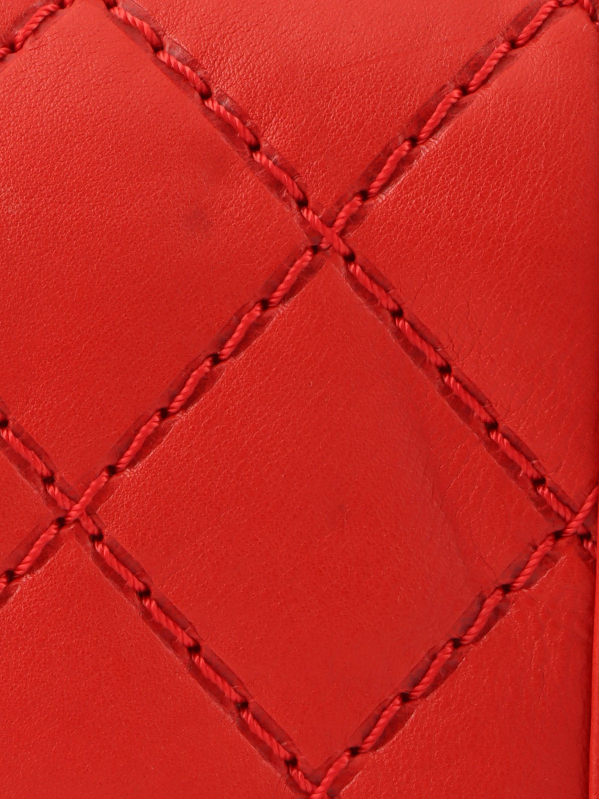 2014年頃製 ボーイシャネルチェーンショルダーバッグ レッド