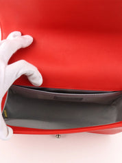 2014年頃製 ボーイシャネルチェーンショルダーバッグ レッド