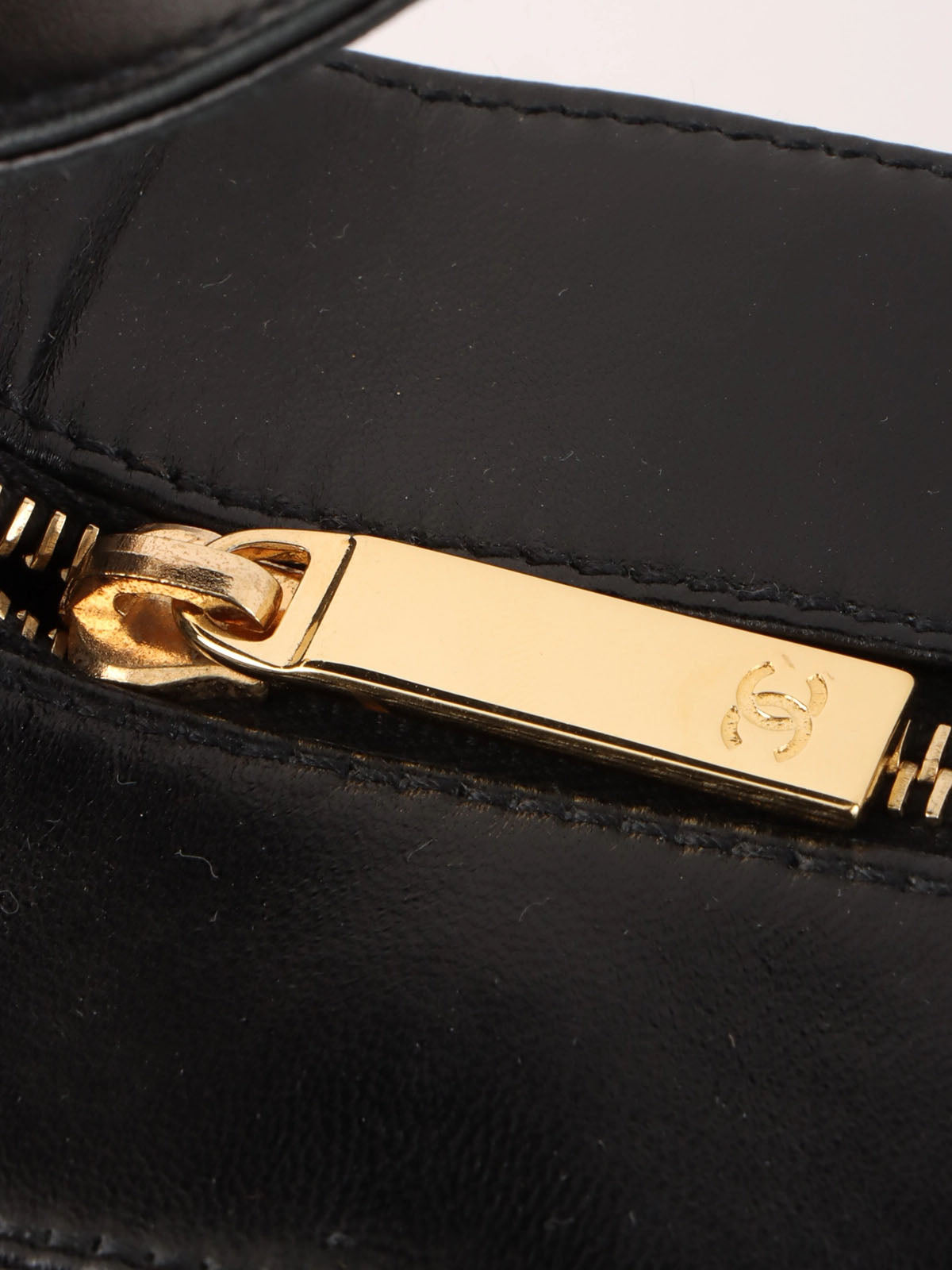 2003年頃製 チョコバーCCマークステッチショルダーバッグ ブラック