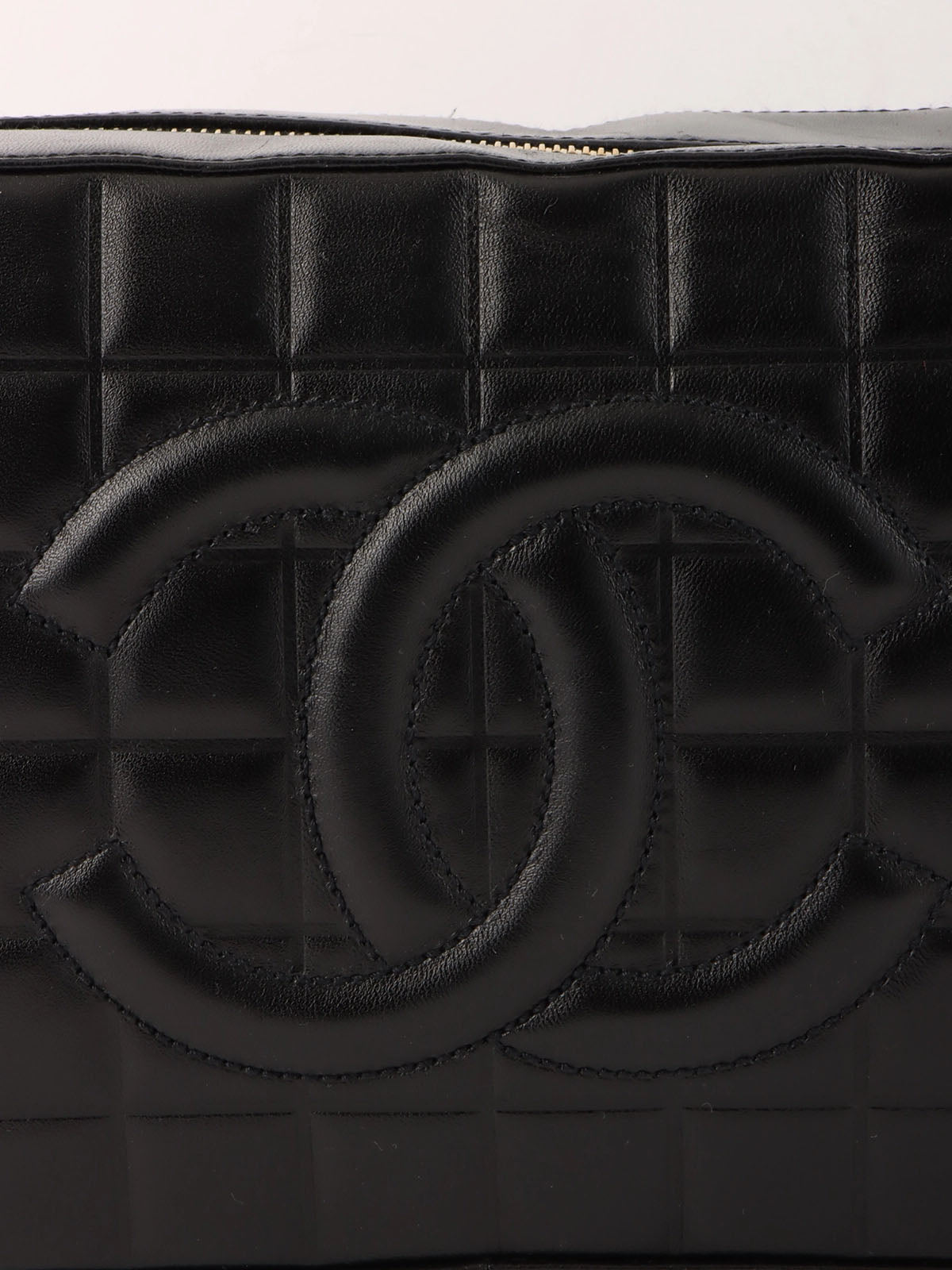 2003年頃製 チョコバーCCマークステッチショルダーバッグ ブラック