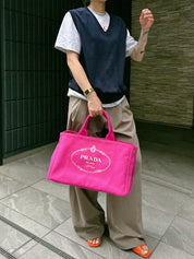 Canapa Handbag L Pink