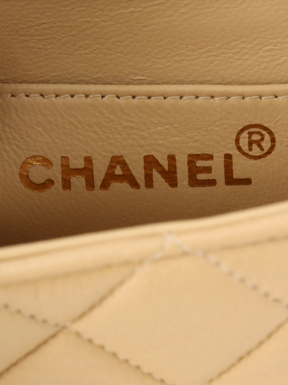 1995年頃製 クラシックフラップ親子バッグ ベージュ