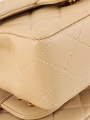 1995 Classic Flap Parent-Child Bag, Beige