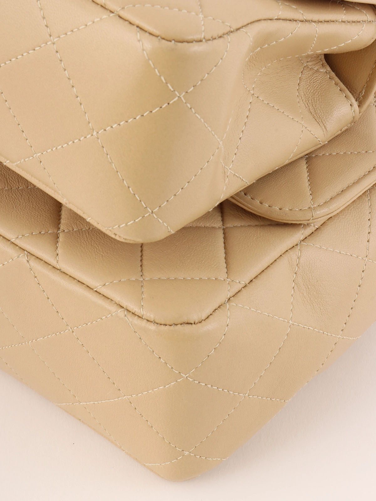 1995 Classic Flap Parent-Child Bag, Beige