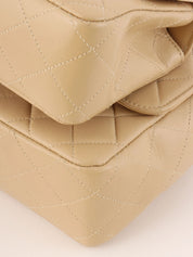 1995 Classic Flap Parent-Child Bag, Beige