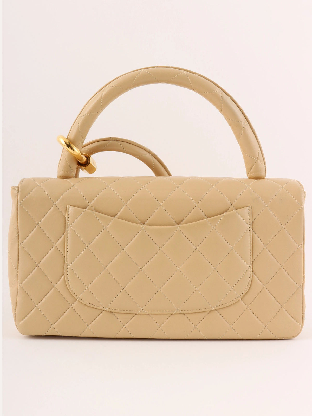 1995 Classic Flap Parent-Child Bag, Beige