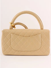 1995 Classic Flap Parent-Child Bag, Beige