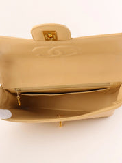 1995年頃製 クラシックフラップ親子バッグ ベージュ