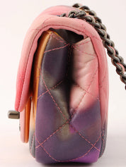 2014年頃製　フラワーパターンCCターンロックチェーンショルダーバッグミニ　マルチ