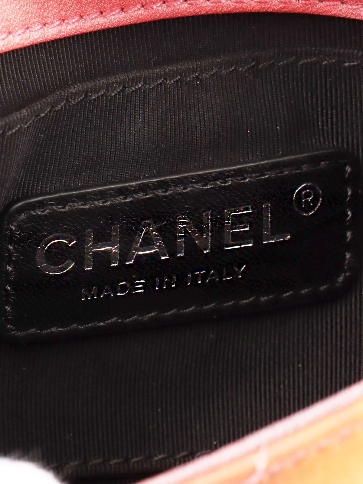 2014年頃製　フラワーパターンCCターンロックチェーンショルダーバッグミニ　マルチ