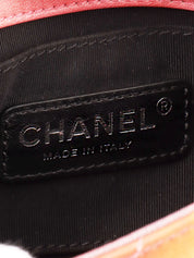 2014年頃製　フラワーパターンCCターンロックチェーンショルダーバッグミニ　マルチ