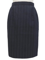 ストライプパターンセットアップ　ネイビー/ホワイト