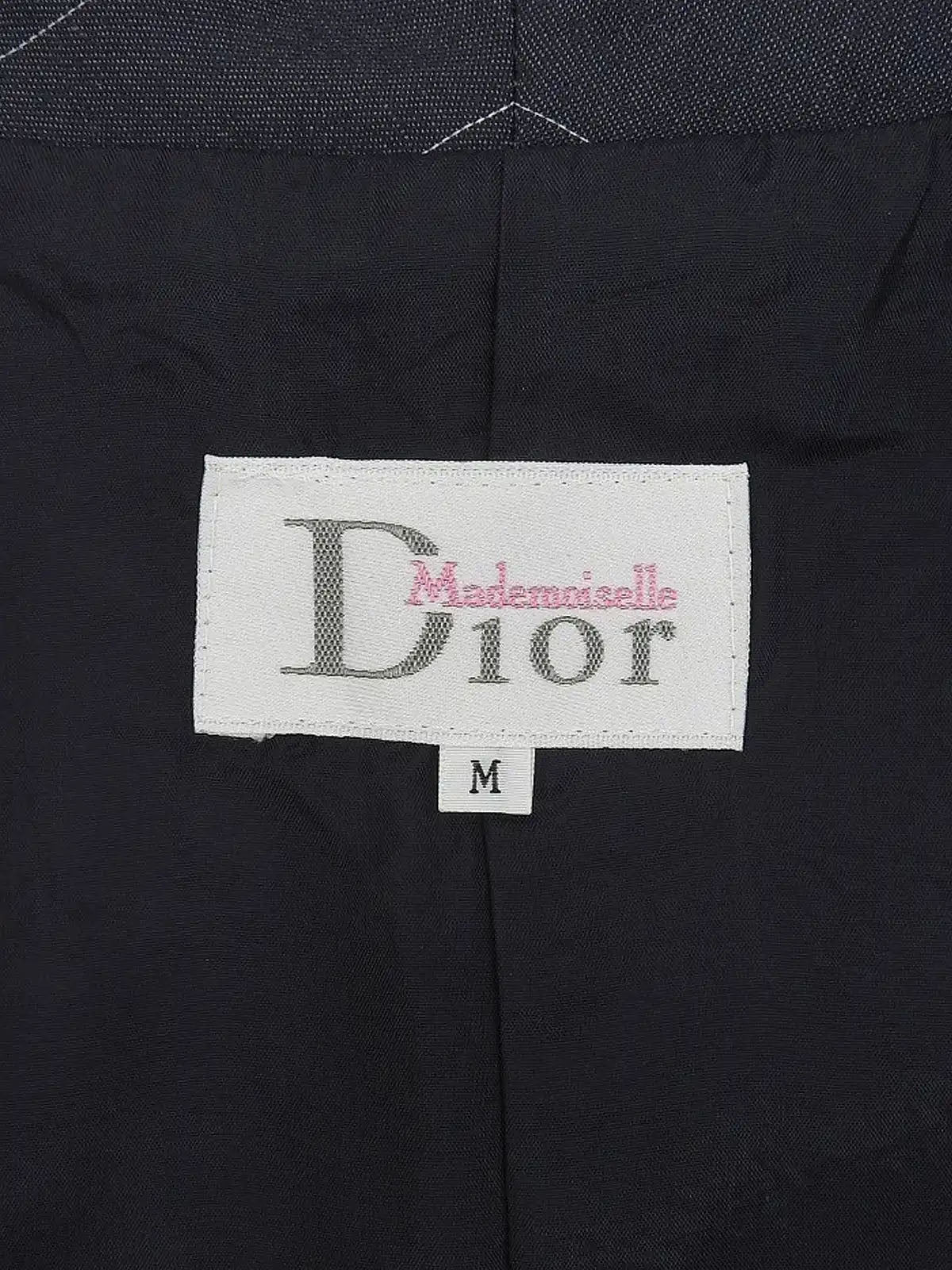 ストライプパターンセットアップ　ネイビー/ホワイト