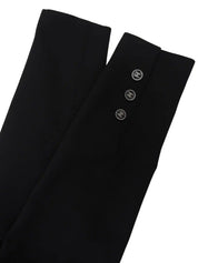 2001年製　ウールCCマークボタンダブルブレストジャケット　ブラック