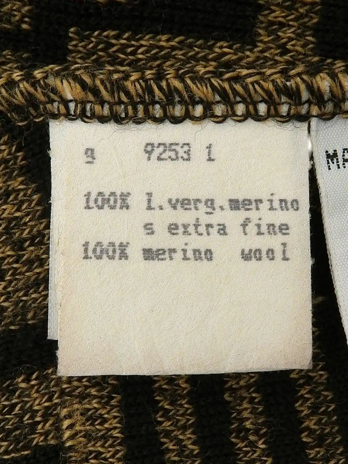 棕色/黑色羊毛 FF Zucca 图案针织背心