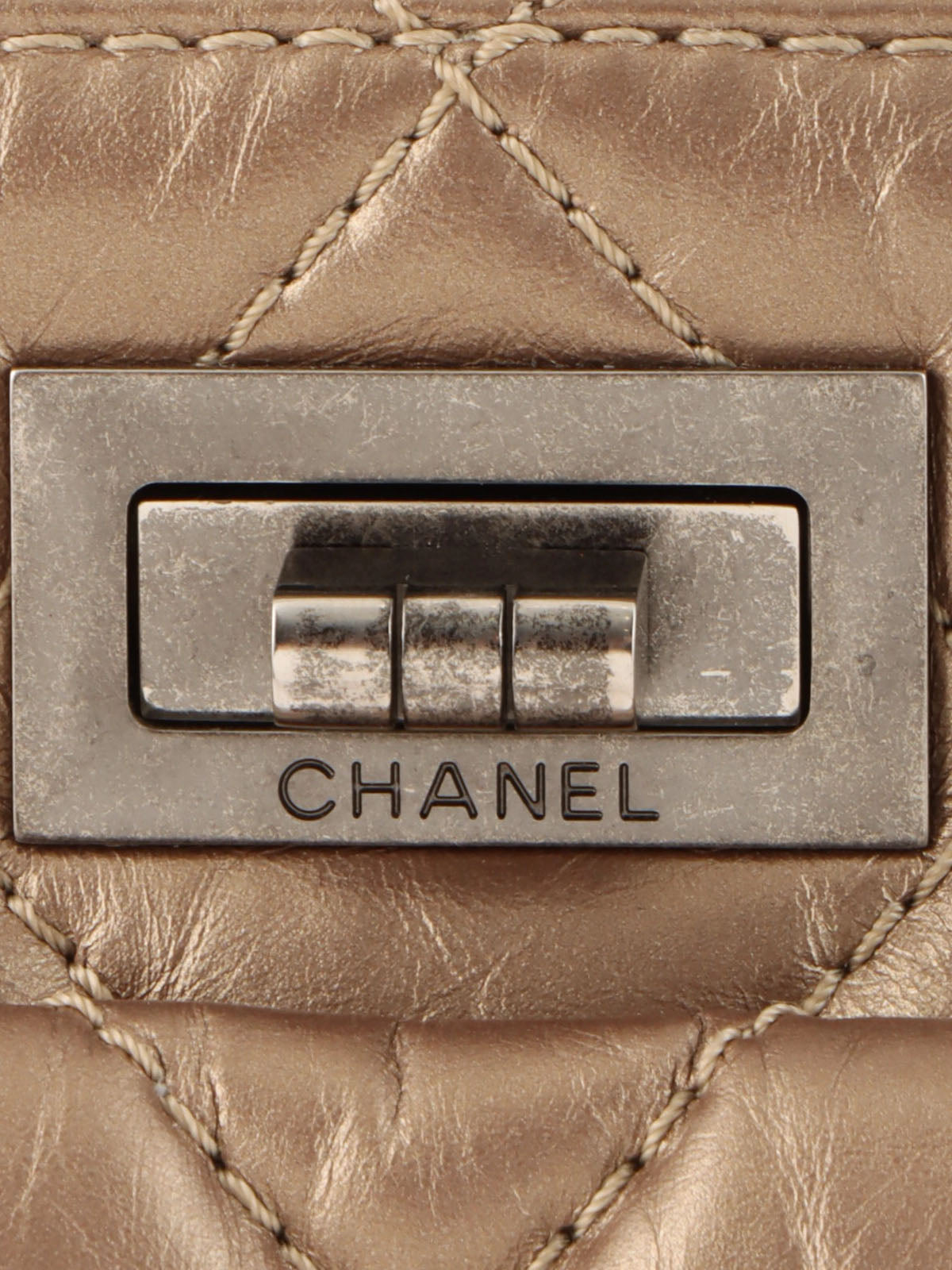 2013年頃製 2.55チェーントートバッグ ブロンズ