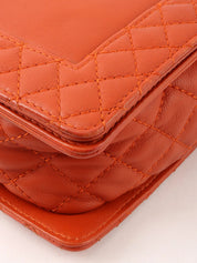 2014 Boy Chanel Chain Shoulder Bag, Orange