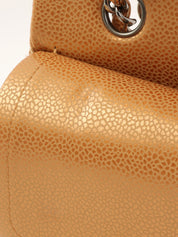 2010年頃製 クラシックフラップチェーンバッグ25cm メタリックオレンジ