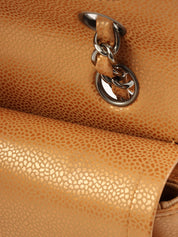 2010年頃製 クラシックフラップチェーンバッグ25cm メタリックオレンジ