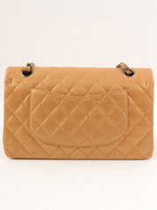 2010年頃製 クラシックフラップチェーンバッグ25cm メタリックオレンジ