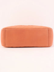 2008 Caviar Skin CC Mark Stitch Chain Tote Bag in Coral Pink