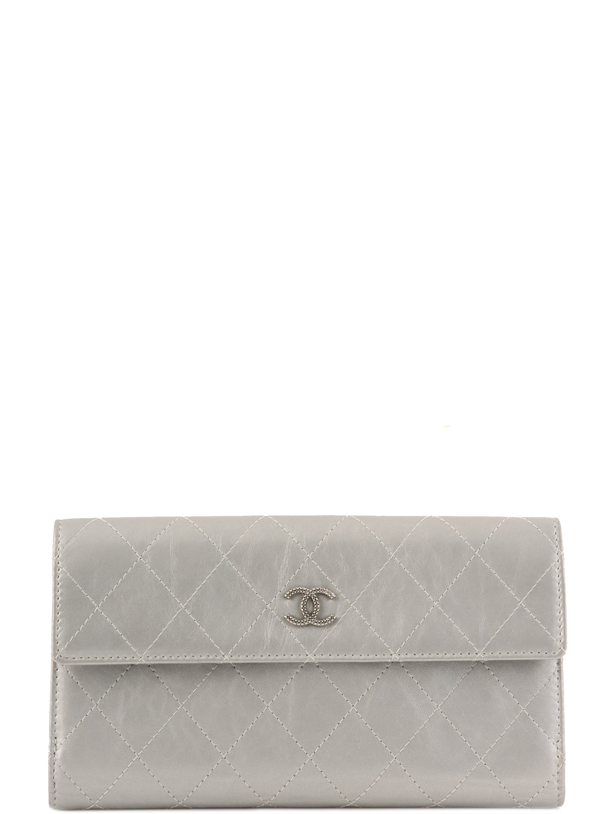 2011年頃製 CCマークプレートロングウォレット シルバー