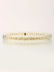 2005年製 ラインストーンロゴバングル クリア