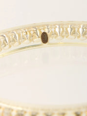 2005年製　ラインストーンロゴバングル　クリア