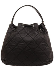 2007 Wild Stitch CC Mark Drawstring Shoulder Bag Black