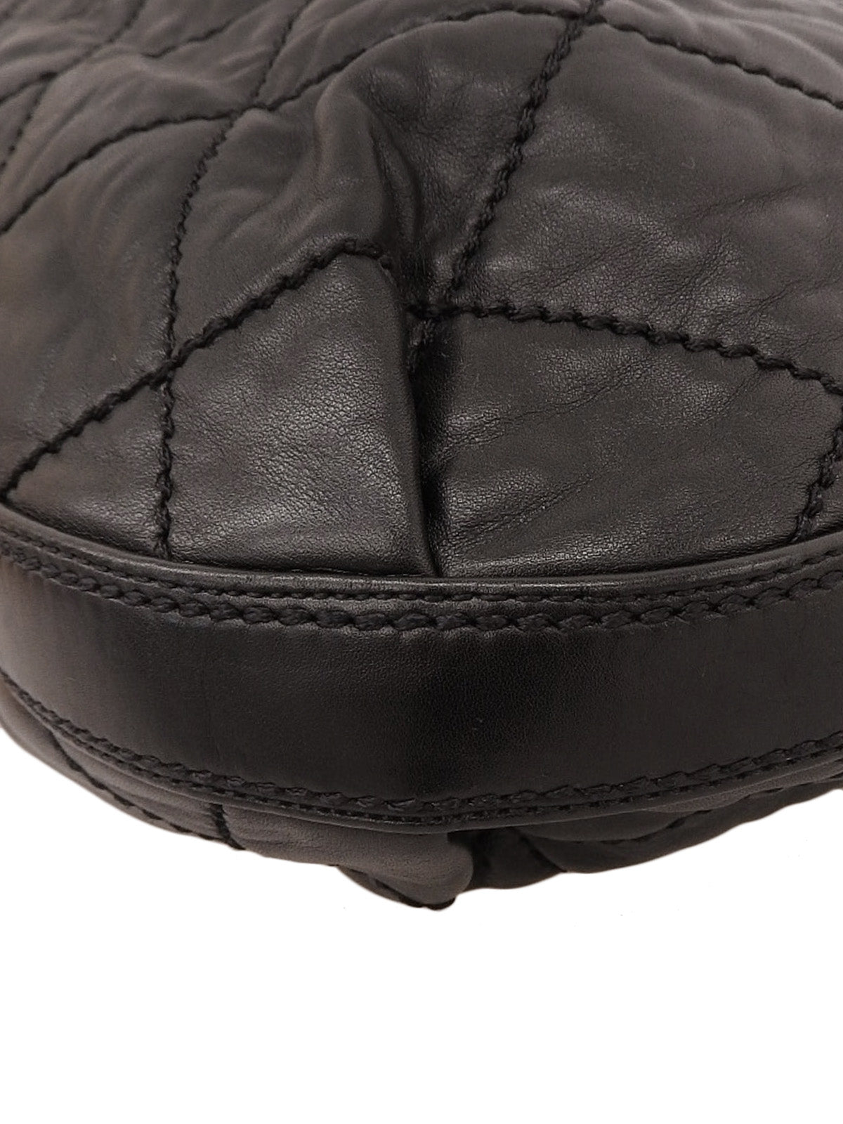 2007年頃製 ワイルドステッチCCマーク巾着ショルダーバッグ ブラック