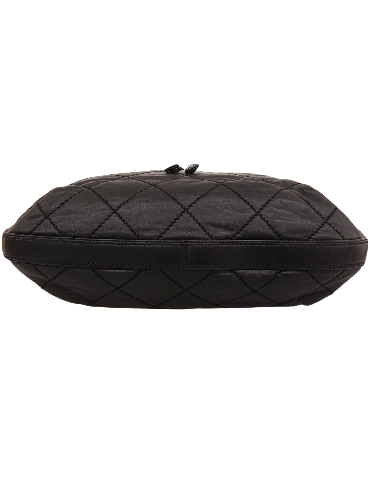 2007 Wild Stitch CC Mark Drawstring Shoulder Bag Black