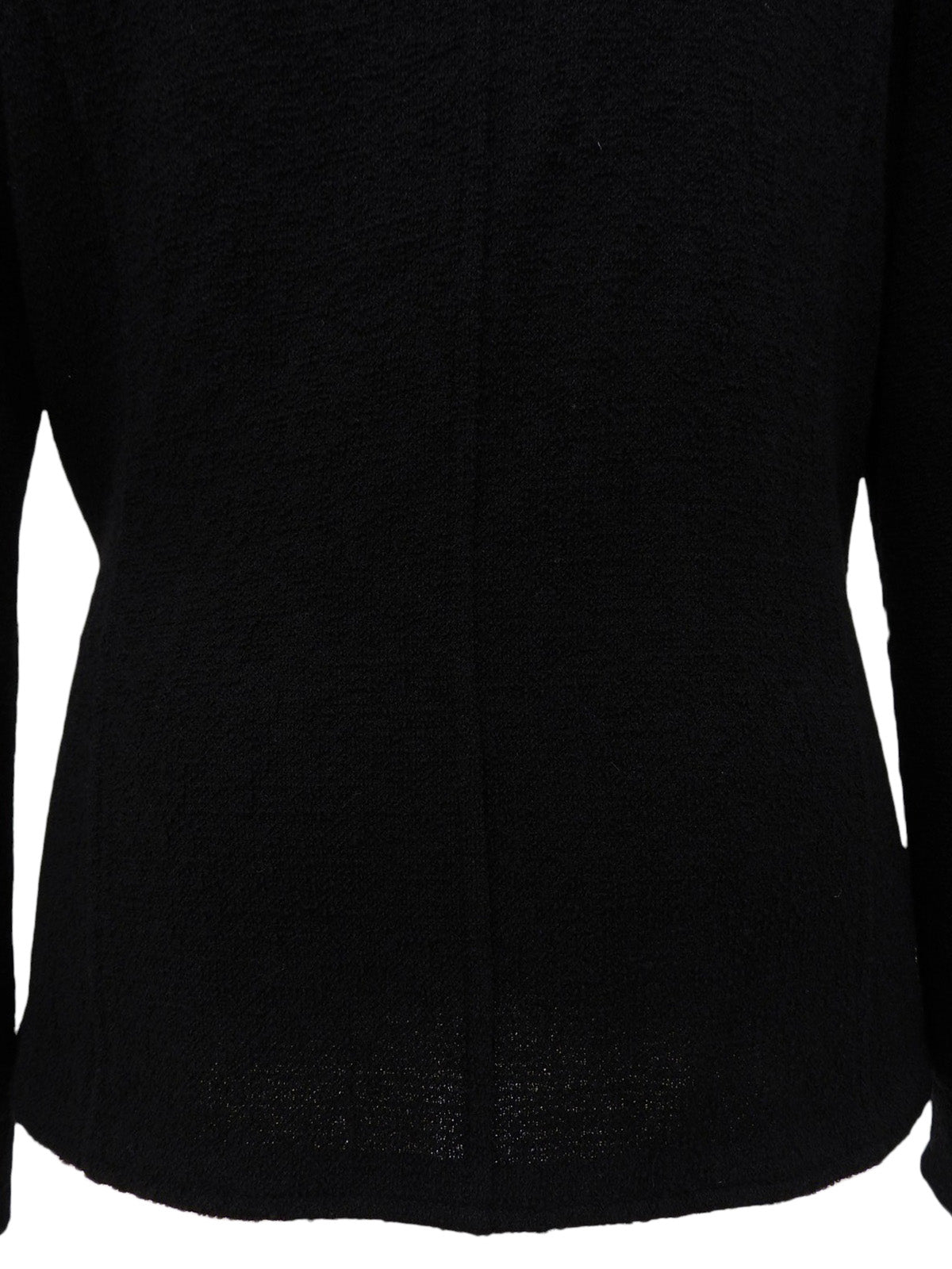 CCマーク刺繍ガウンジャケット ブラック