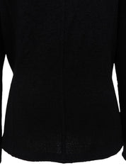 CCマーク刺繍ガウンジャケット ブラック